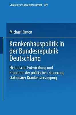 Cover of Krankenhauspolitik in der Bundesrepublik Deutschland