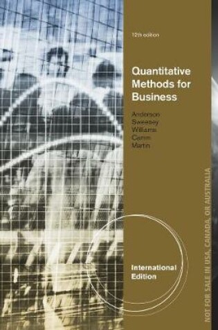 Cover of Quantitative Methods for Business, International Edition (with Printed Access Card)