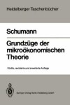 Book cover for Grundza1/4ge Der Mikroakonomischen Theorie