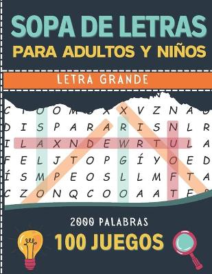 Book cover for Sopa de Letras para Adultos y Niños