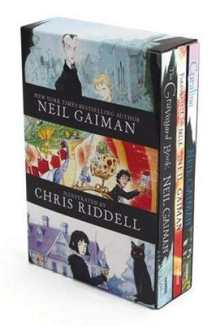 Cover of Neil Gaiman/Chris Riddell 3-Book Box Set
