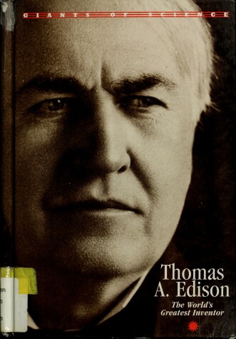 Book cover for Thomas A. Edison