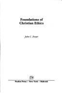 Book cover for Foundations of Christian Ethics