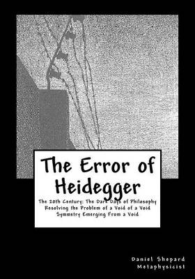 Book cover for The Error of Heidegger