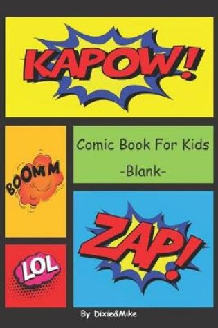 Cover of Comic Book for Kids -Blank-