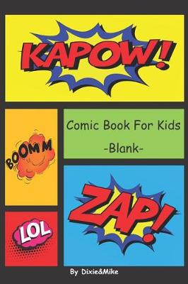 Book cover for Comic Book for Kids -Blank-