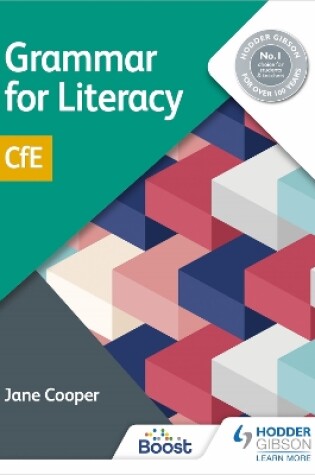 Cover of Grammar for Literacy: CfE
