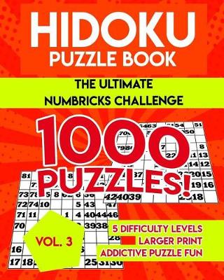 Book cover for Hidoku Puzzle Book 3