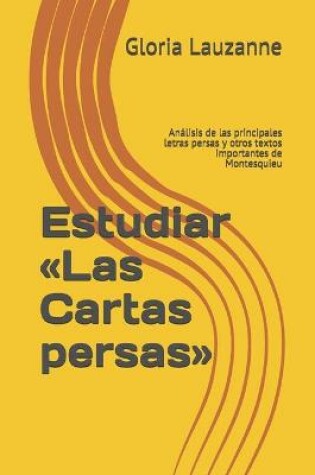 Cover of Estudiar Las Cartas persas