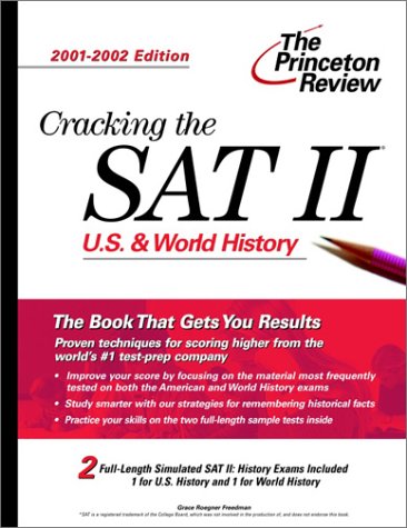 Book cover for Cracking Sat II: History 01-02