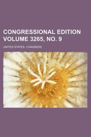 Cover of Congressional Edition Volume 3265, No. 9