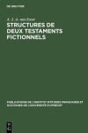 Book cover for Structures de Deux Testaments Fictionnels