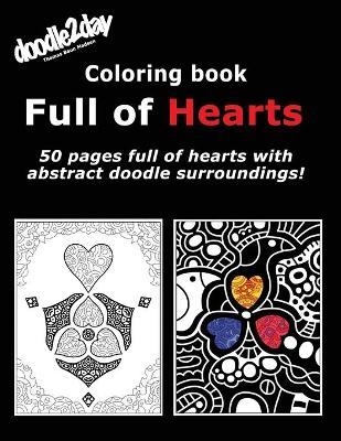 Book cover for Coloring book Full of Hearts