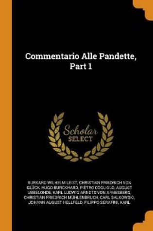 Cover of Commentario Alle Pandette, Part 1