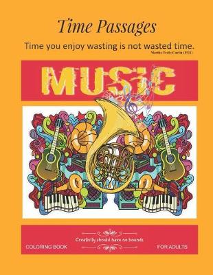 Book cover for Music Coloring Book for Adults