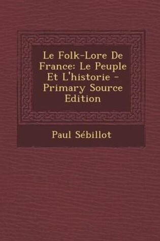 Cover of Le Folk-Lore de France