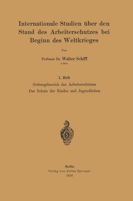 Book cover for Geltungsbereich Des Arbeiterschutzes Der Schutz Der Kinder Und Jugendlichen