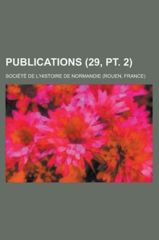 Cover of Publications (29, PT. 2)