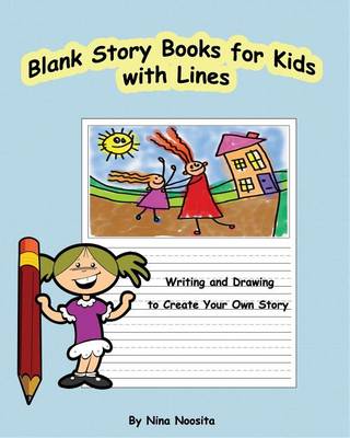 Book cover for Blank Story Books for Kids with Lines