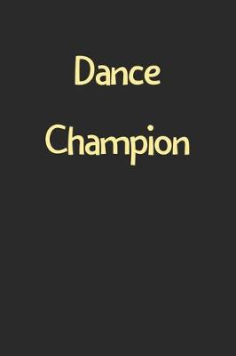 Book cover for Dance Champion