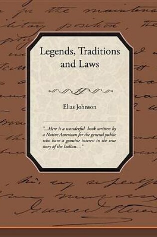 Cover of Legends Traditions and Laws