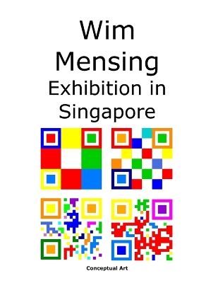 Book cover for Wim Mensing Exhibition in Singapore