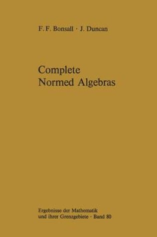 Cover of Complete Normed Algebras