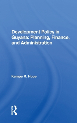 Book cover for Development Policy In Guyana