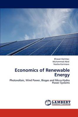 Book cover for Economics of Renewable Energy