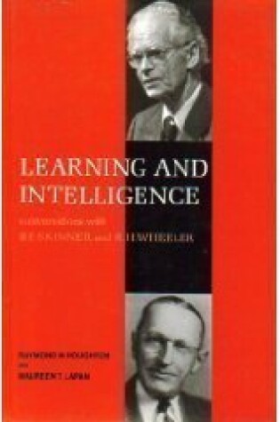 Cover of Learning and Intelligence