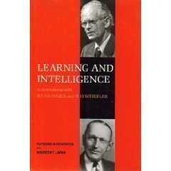 Cover of Learning and Intelligence