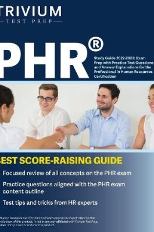 Cover of PHR Study Guide 2022-2023