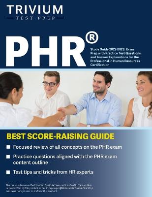 Book cover for PHR Study Guide 2022-2023