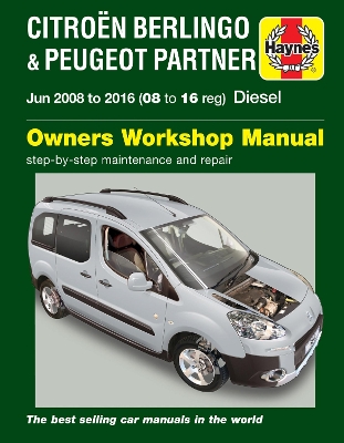 Book cover for Citroen Berlingo & Peugeot Partner Diesel (June 08 - 16) 08 to 16 Haynes Repair Manual