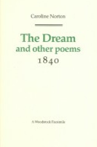 Cover of The Dream, and Other Poems