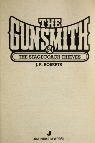 Cover of The Stagecoach Thieves