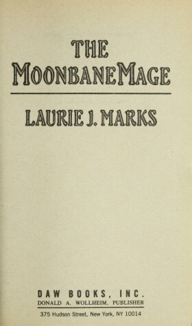 Book cover for Marks Laurie J. : Children of Triad 2:the Moonbane Mage