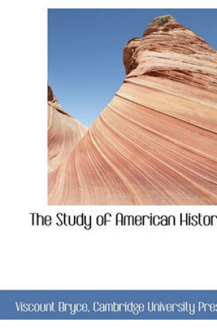 Cover of The Study of American History