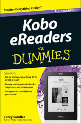 Cover of Kobo Ereaders for Dummies
