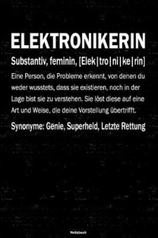 Cover of Elektronikerin Notizbuch