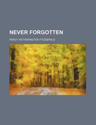 Book cover for Never Forgotten (Volume 3)