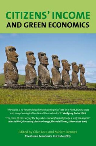 Cover of Citizen's Income and Green Economics