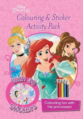 Book cover for Disney Princess Colouring & Sticker Activity Pack