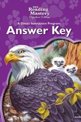 Cover of Reading Mastery Reading/Literature Strand Grade 4, Answer Key