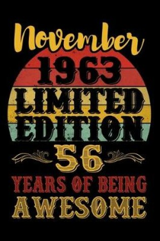 Cover of November 1963 Limited Edition 56 Years Of Being Awesome