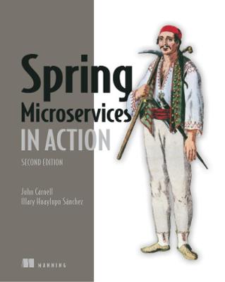 Book cover for Spring Microservices in Action