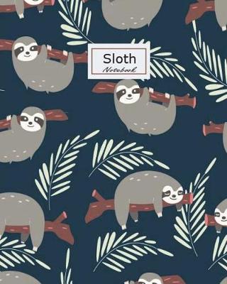 Book cover for Sloth Notebook