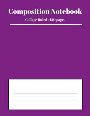 Book cover for Composition Notebook