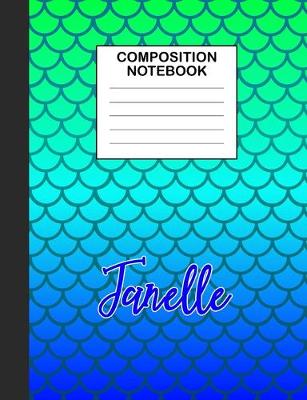 Book cover for Janelle Composition Notebook