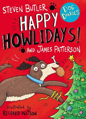 Book cover for Dog Diaries: Happy Howlidays!